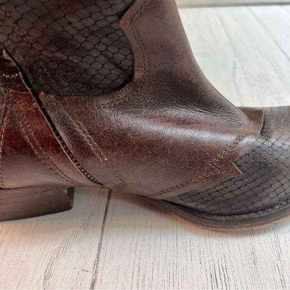 Matisse Western Boots Womens 7.5 Stylish |Zipper| Low Heel  Pointy Toe|Boho Chic - Picture 10 of 11